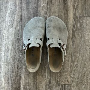 Birkenstock Boston Soft Footbed - Taupe - Size 12-12.5 (46 EU)